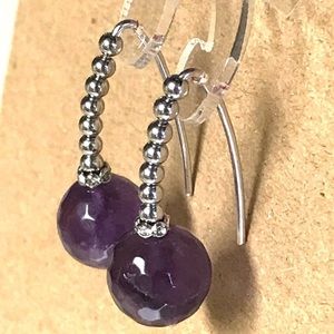 NWT AtriaMinerals natural gemstone earrings